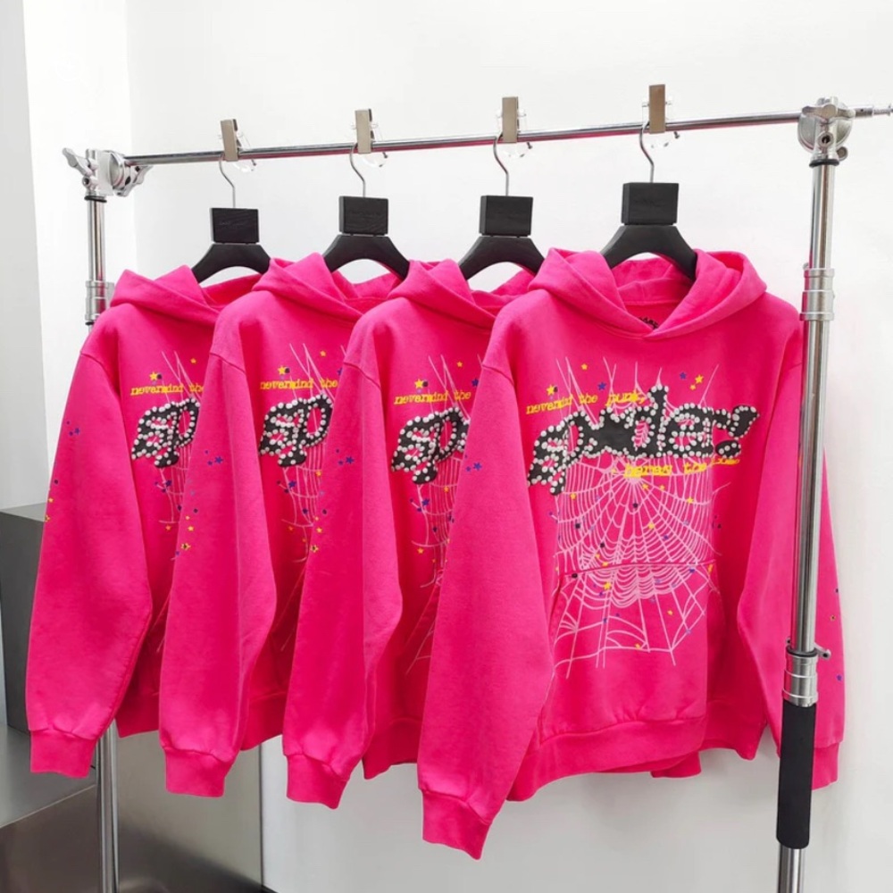 Pink Graphic Hoodie
